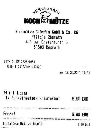 hpii Hffner Kochmtze Restaurant